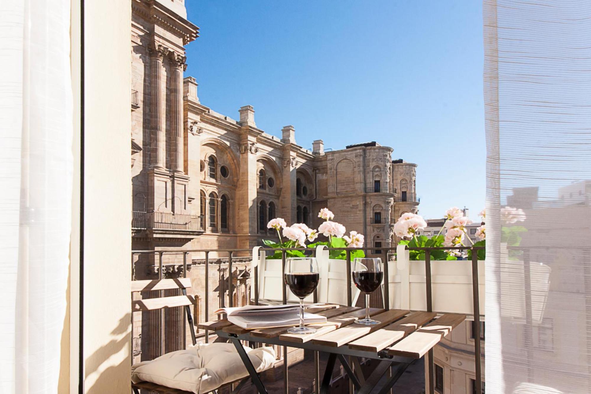 Malaga Center Flat Cathedralアパートメント エクステリア 写真